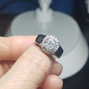 Dazzling Epiphany Sterling CZ Ring